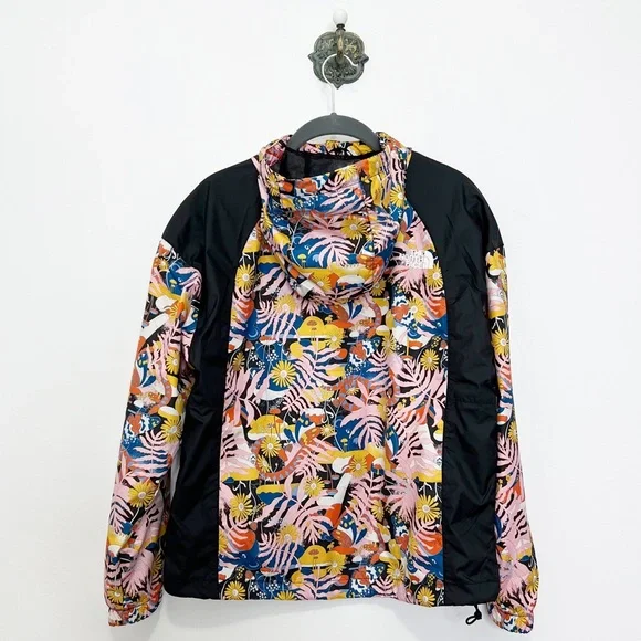 The North Face Hydrenaline 2000 Windwall Jacket Black Multicolored Print NWT - Picture 4 of 17